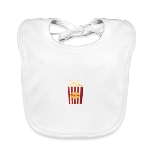 Kinofans - Popcorntüte unisex T-Shirt/Hoddie - Baby Bio-Lätzchen