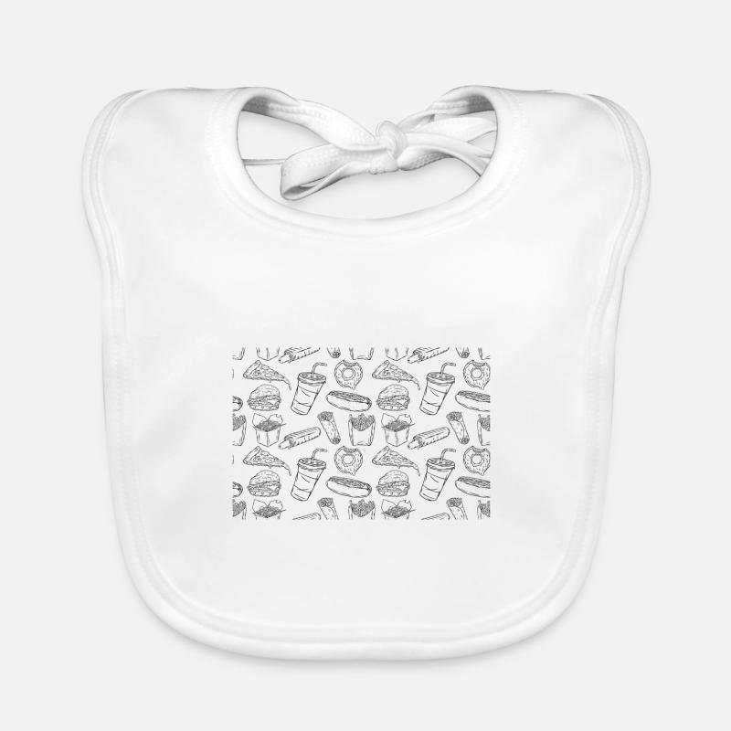 Aperçu du modèle de restauration rapide Bavoir bio Bébé