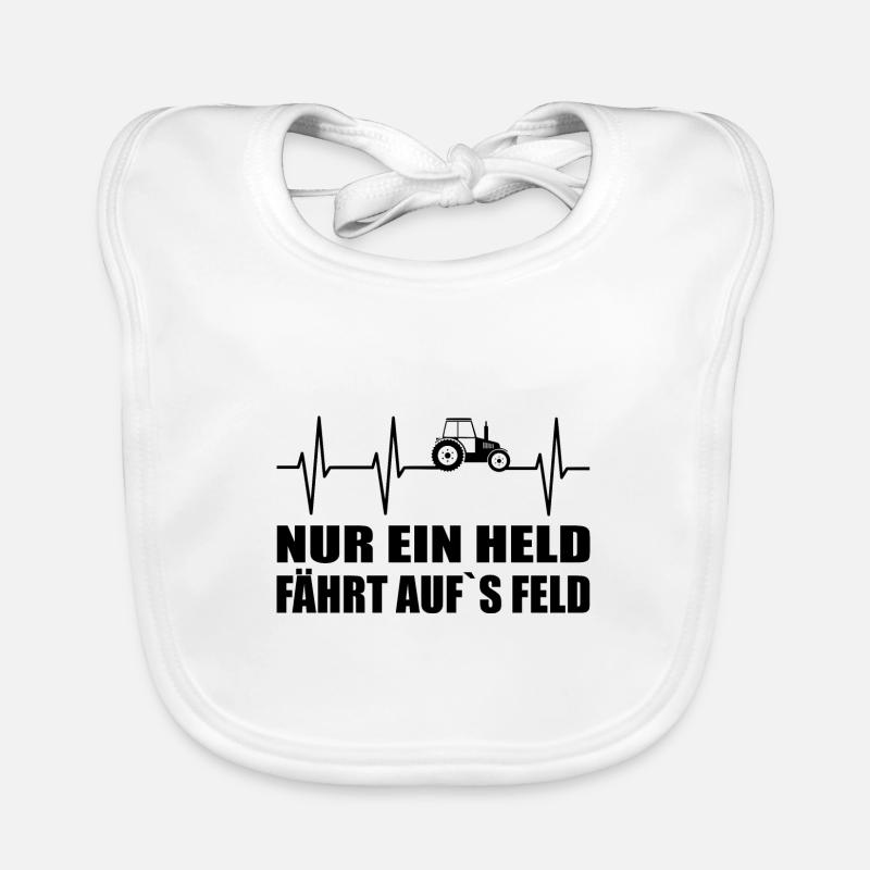 Traktor Baby Bio-Lätzchen