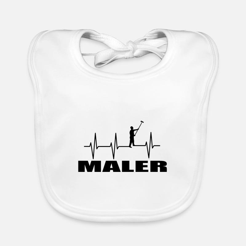 Maler Baby Bio-Lätzchen