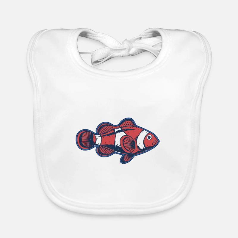 Clownfisch Baby Bio-Lätzchen