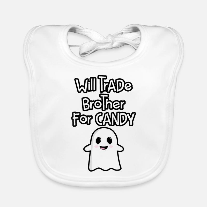 Wird Bruder gegen Süßigkeiten eintauschen Baby Bio-Lätzchen