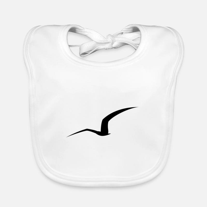 Mouette Silhouette Bavoir bio Bébé