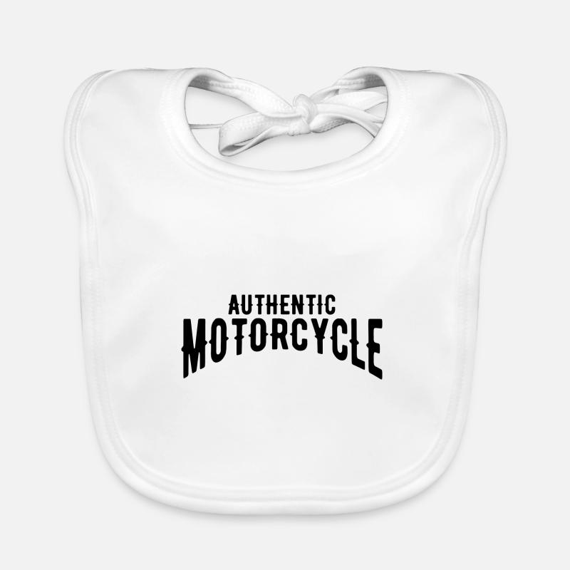 Moto authentique Bavoir bio Bébé