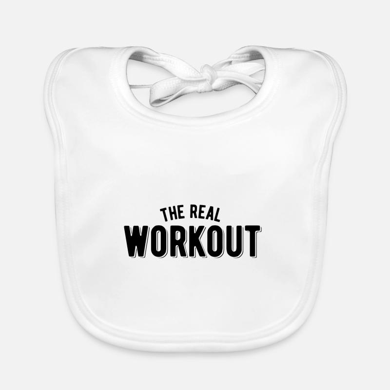 The real workout Organic Baby Bibs