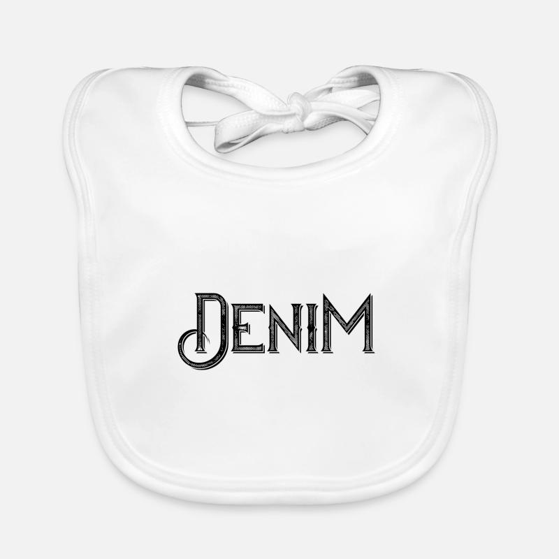 Denim Bavoir bio Bébé