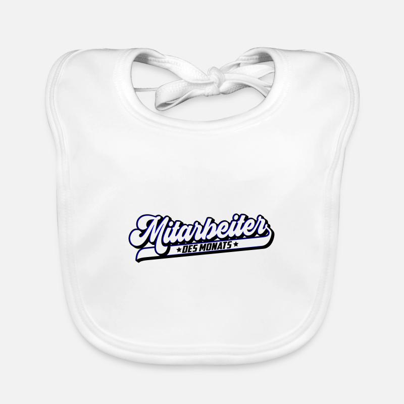 Mitarbeiter des Monat | Farben änderbar Baby Bio-Lätzchen