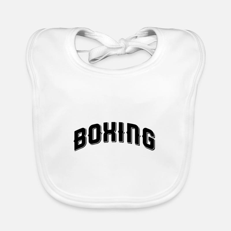 Boxing Organic Baby Bibs