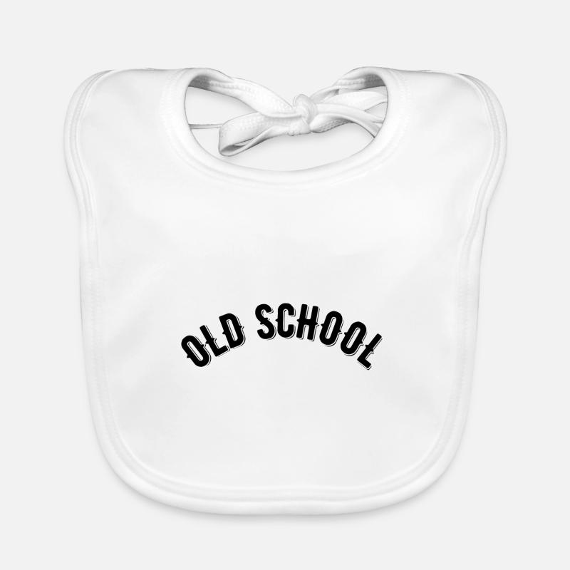 Old School Organic Baby Bibs