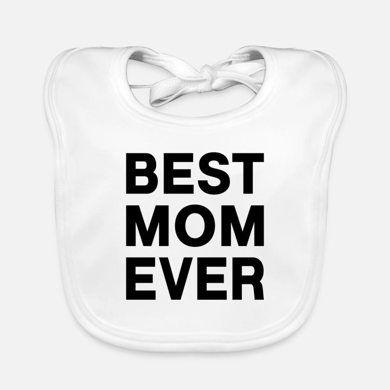 Meilleure maman de tous les temps - Bavoir bio Bébé - blanc