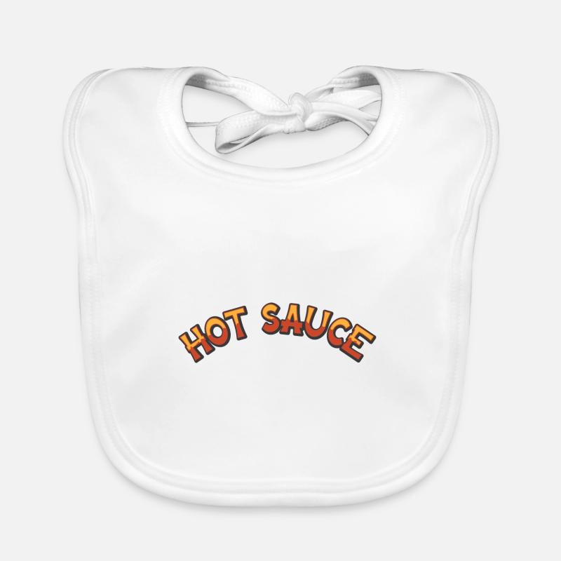 Hot Sauce Organic Baby Bibs
