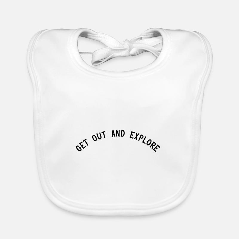 Sortez et explorez Bavoir bio Bébé