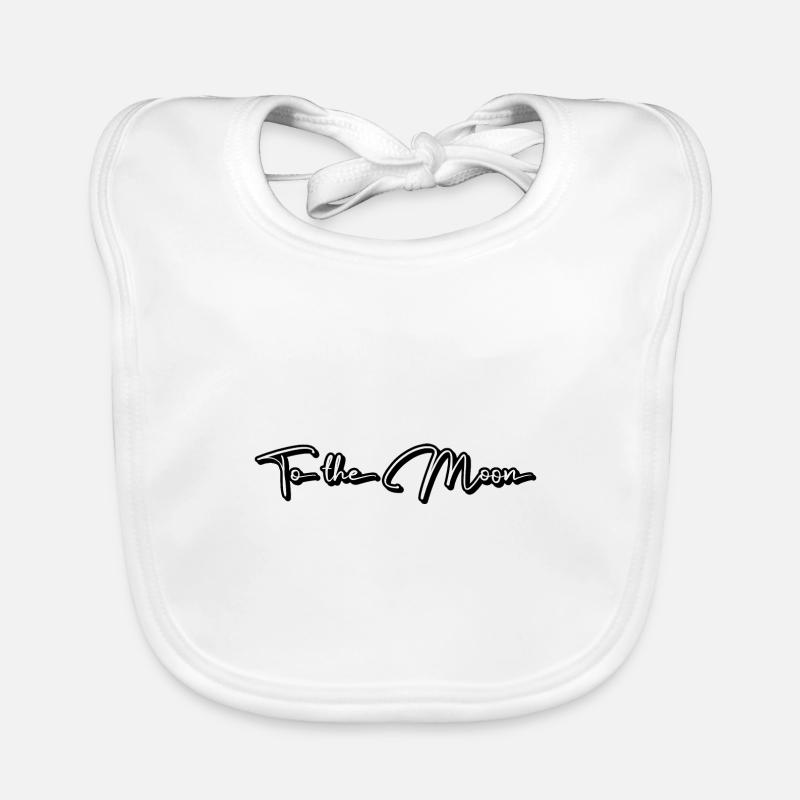 Vers la lune Bavoir bio Bébé