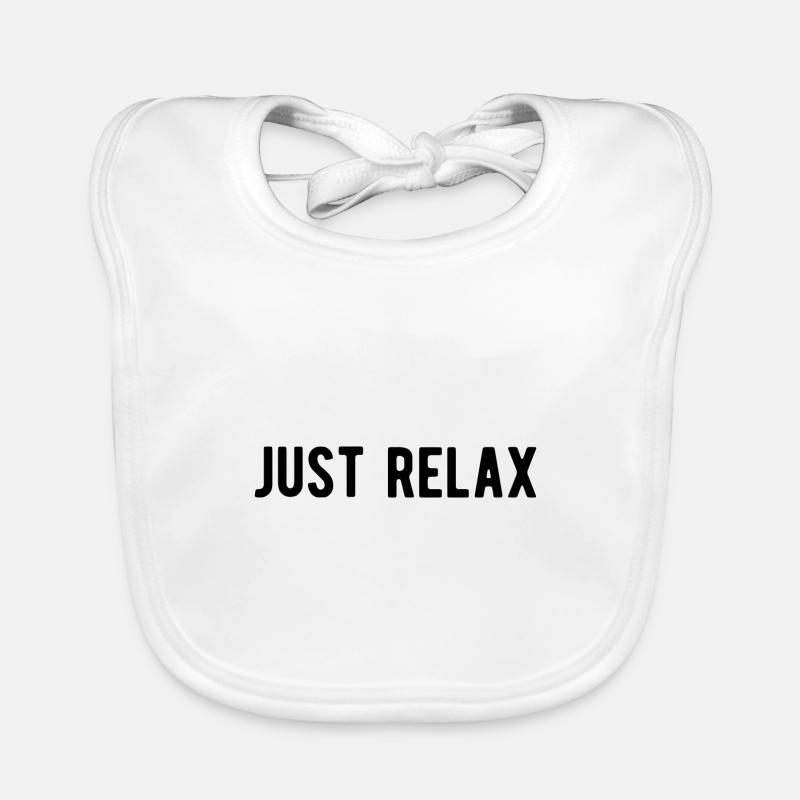 Détendez-vous simplement Bavoir bio Bébé