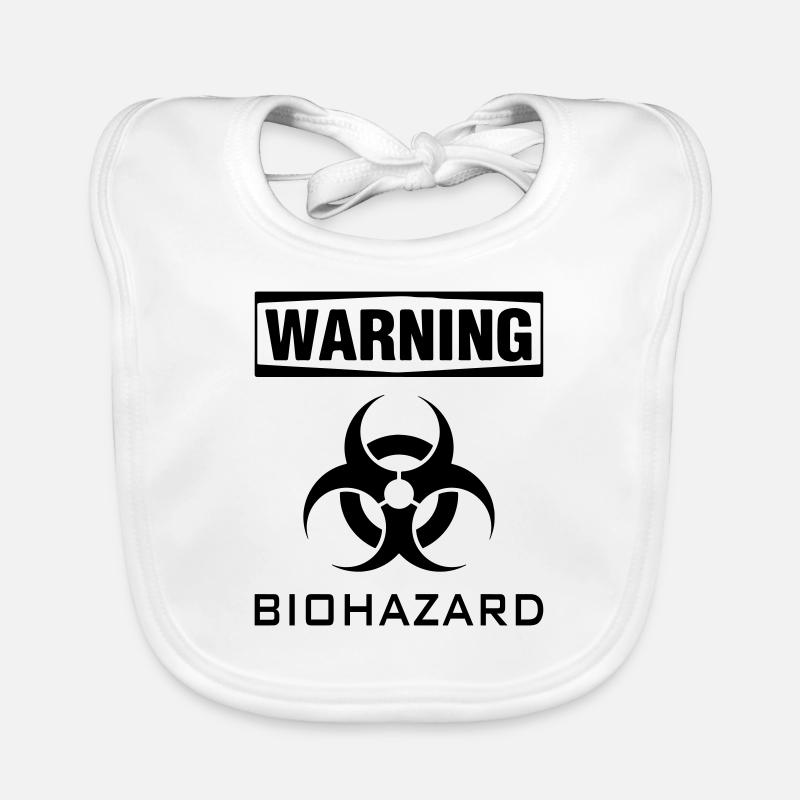 avertissement de risque biologique Bavoir bio Bébé