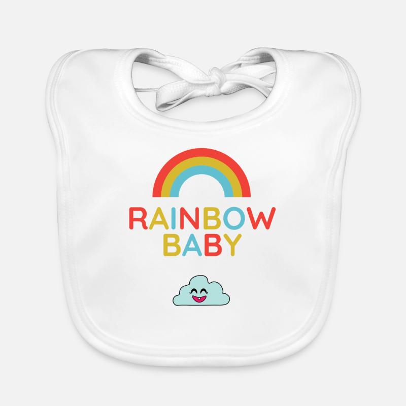 Bébé arc-en-ciel Bavoir bio Bébé