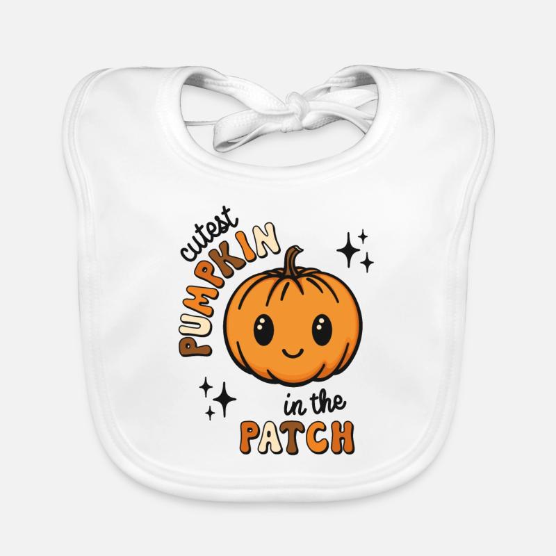 La citrouille la plus mignonne du patch Sweet Pumpkin Bavoir bio Bébé