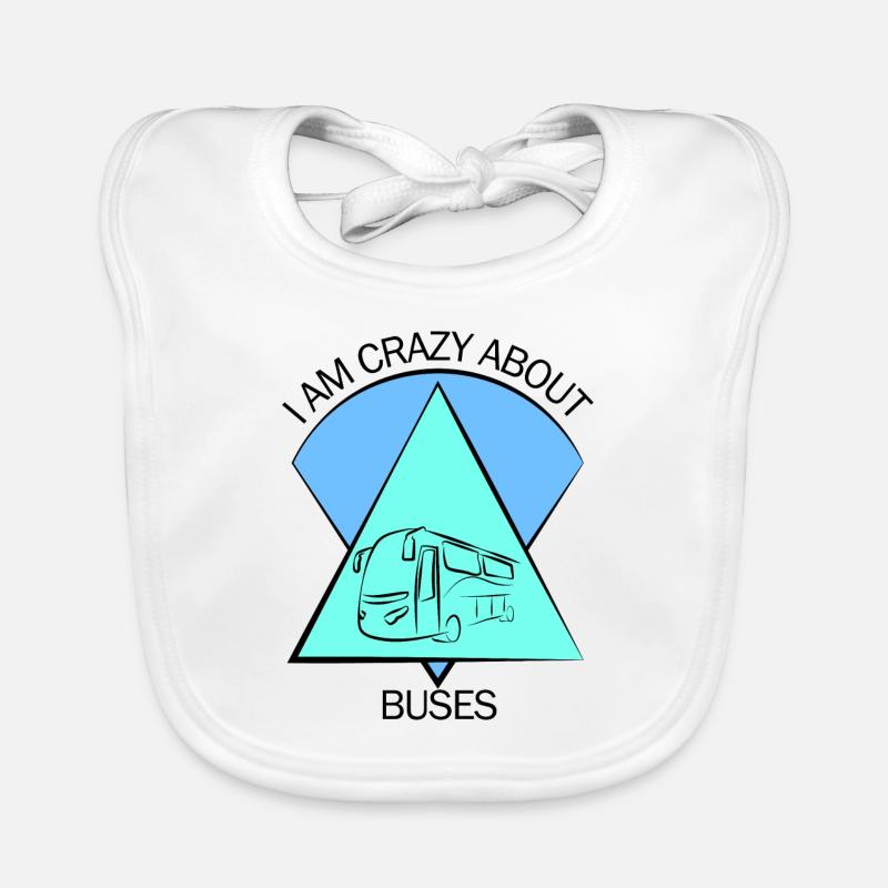 Bus Bus Driver School Bus Bus Bus Bus Driver Organic Baby Bibs