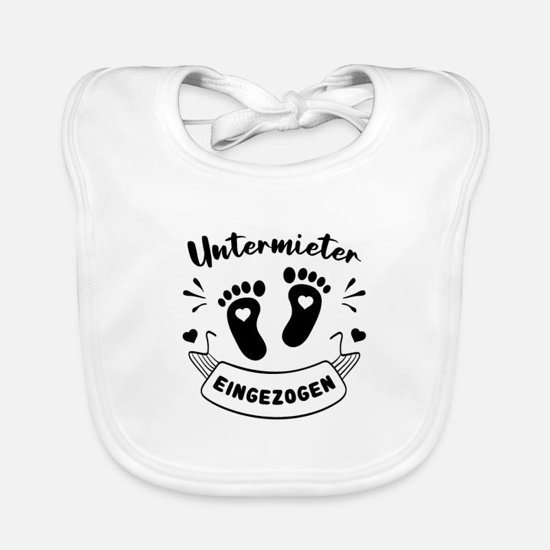 Schwanger Untermieter Eingezogen Werdende Mutter B Baby Bio-Lätzchen