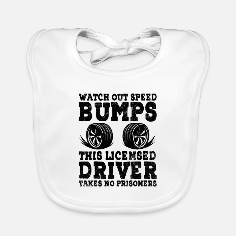 Driving License Passed New Driver Permit Driving S Organic Baby Bibs