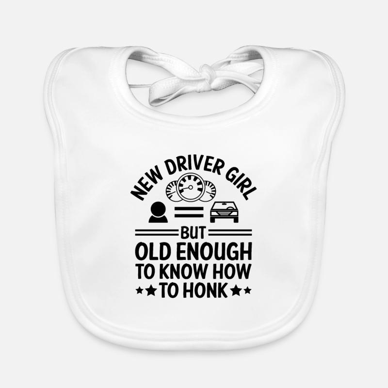 Driving License Passed New Driver Permit Driving S Organic Baby Bibs