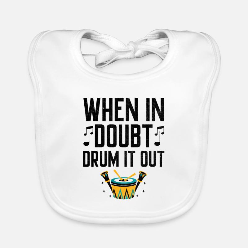 Drum Corps Marching Band Drum Corp Music Percussio Baby Bio-Lätzchen