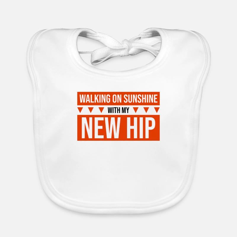 Hip Replacement Surgery Arthroplasty Organic Baby Bibs