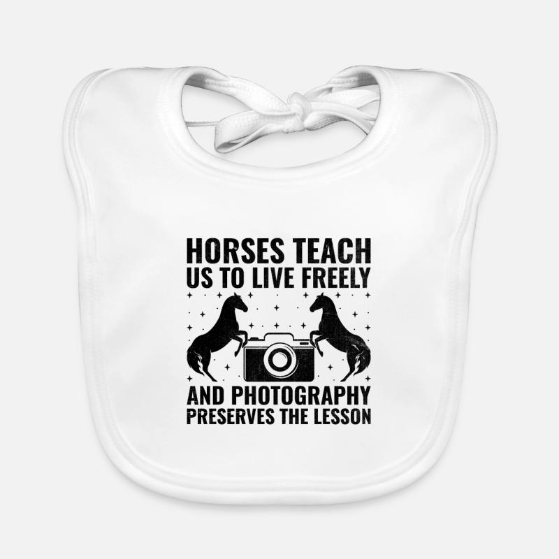 Pferdefotografie Reiten Pferde Hobby Ph Baby Bio-Lätzchen