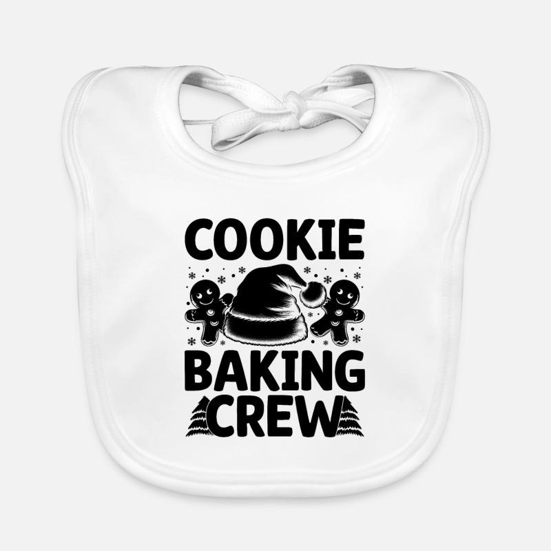 Cookie Baking Crew Pastry Baker Bake Bakers Organic Baby Bibs