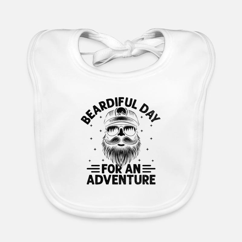 Papa beardiful pour une aventure Barbe Poils du visage Bavoir bio Bébé