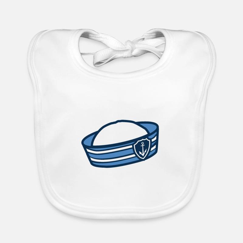 Chapeau de marin Bavoir bio Bébé