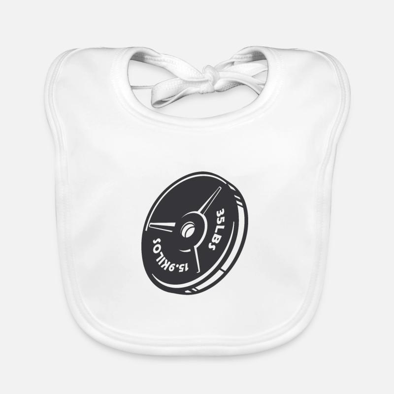 Plaque de poids Bavoir bio Bébé