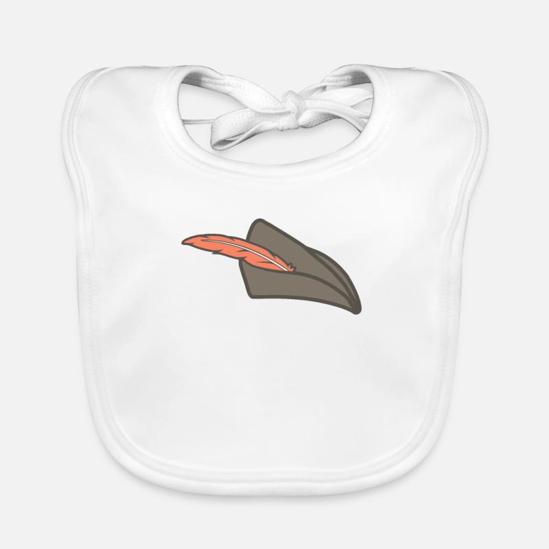 Chapeau de chasseur Bavoir bio Bébé