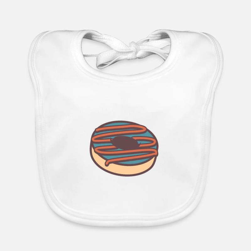 donut Organic Baby Bibs