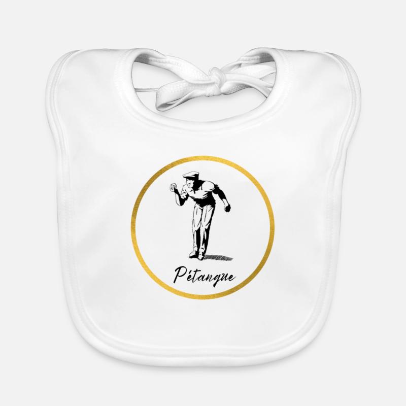 Petanque Baby Bio-Lätzchen