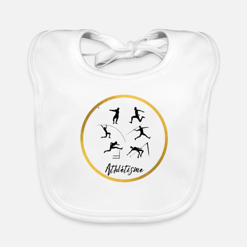 Athlétisme Bavoir bio Bébé