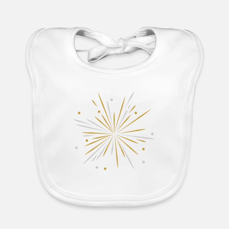 Fireworks Organic Baby Bibs