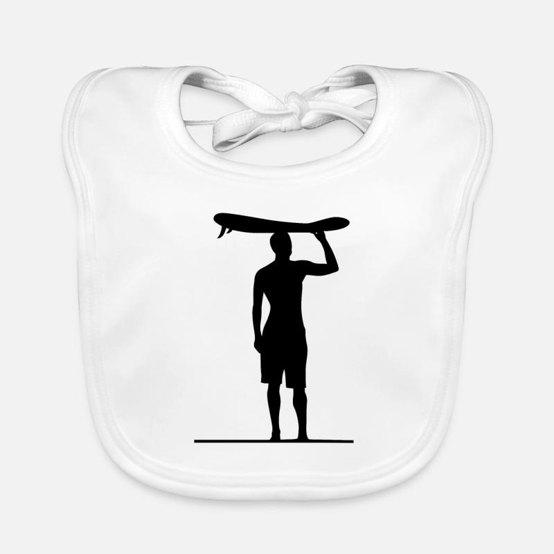 surfer Organic Baby Bibs
