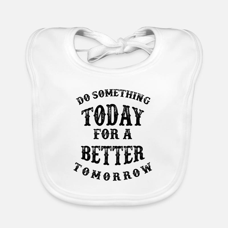 Do something today Organic Baby Bibs