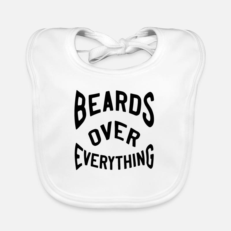 Beards over everything Baby Bio-Lätzchen
