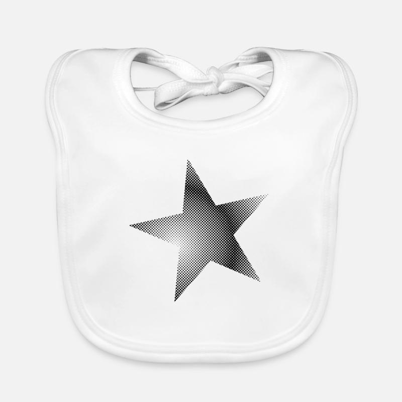 Star Points Organic Baby Bibs
