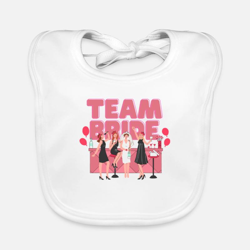 Hen Party Elegance Organic Baby Bibs