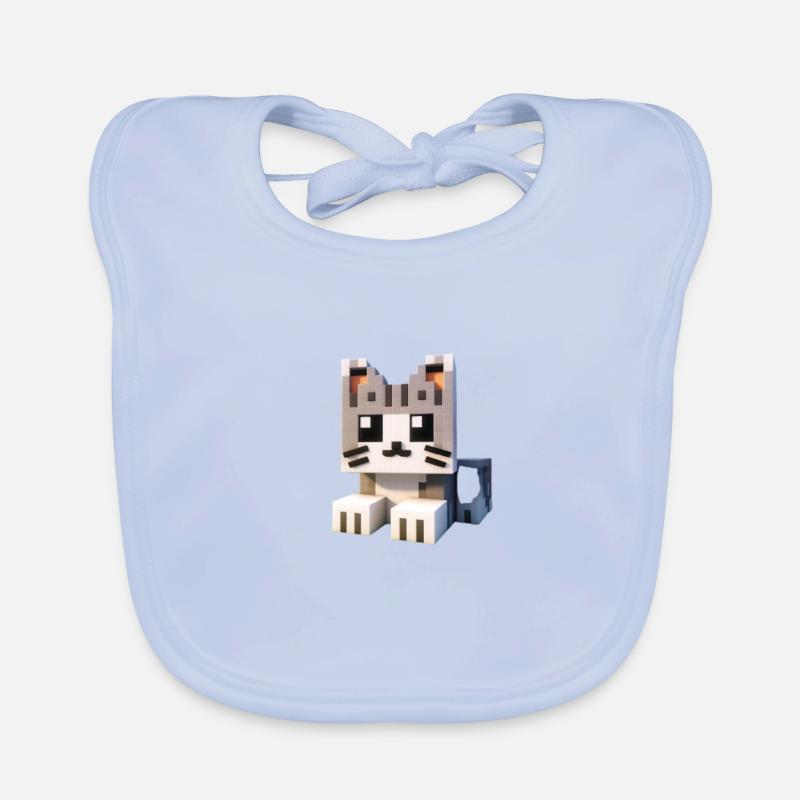 Pixel 2 Chat Organic Baby Bibs