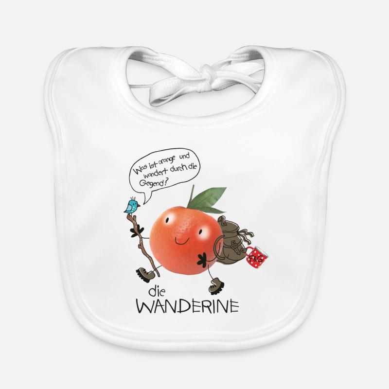 Wanderine auf Wanderschaft Baby Bio-Lätzchen