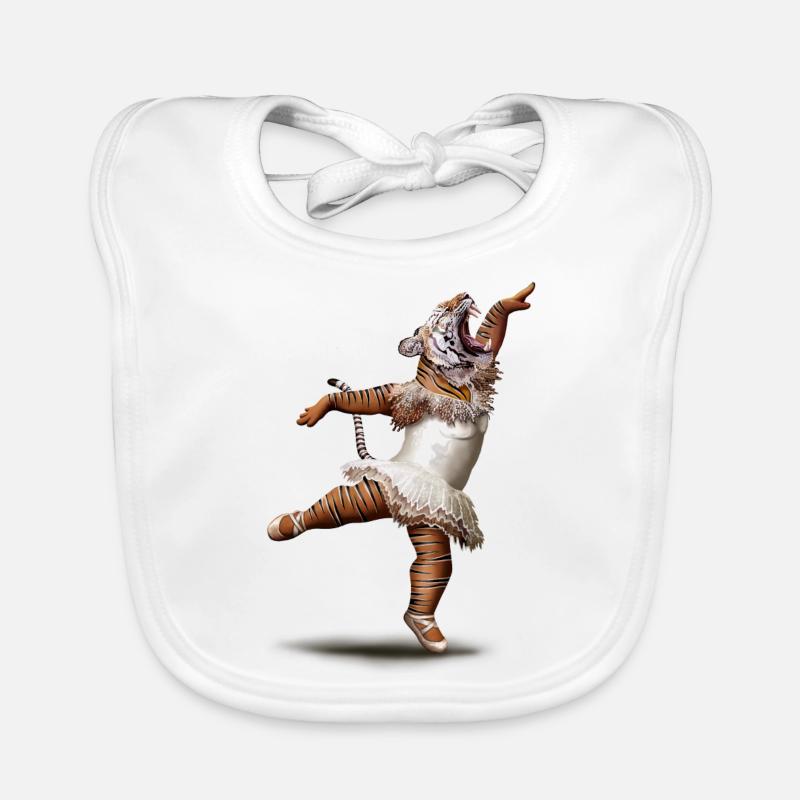KILLER DANCE MOVE - Bavoir bio Bébé - blanc