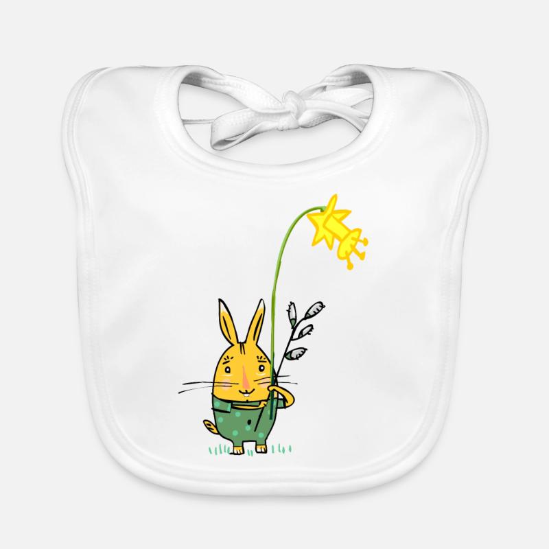 Osterhase Baby Bio-Lätzchen