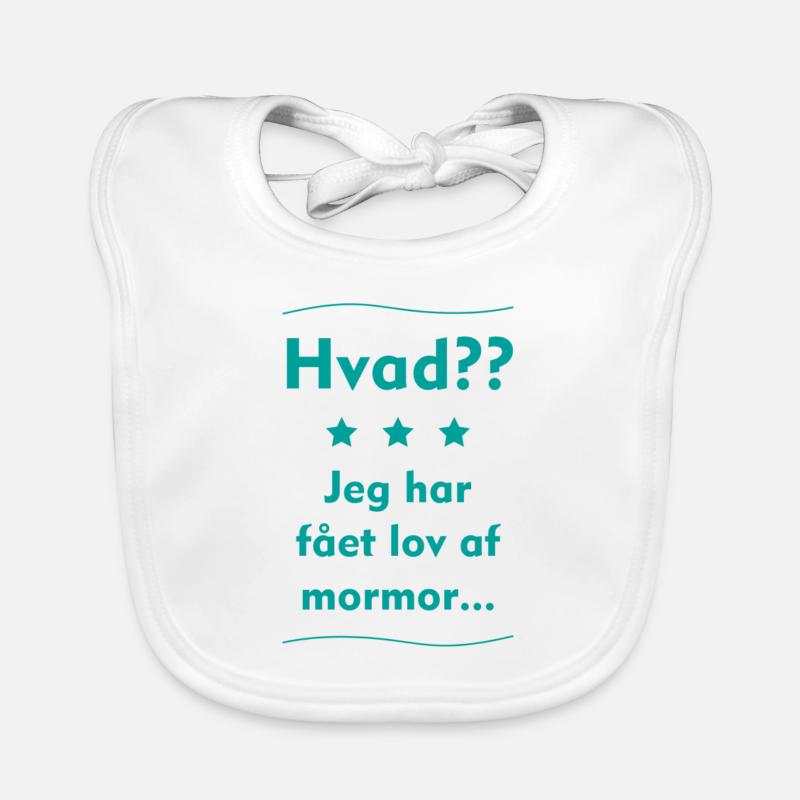 Bébé: garçons avec grand-mère devis Bavoir bio Bébé