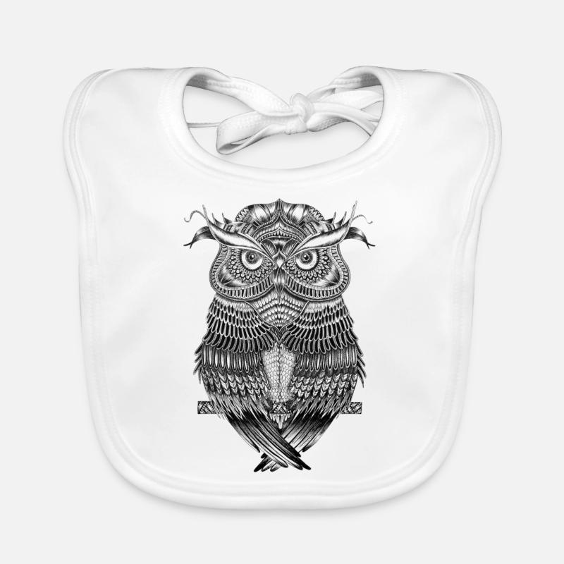 Eule Baby Bio-Lätzchen