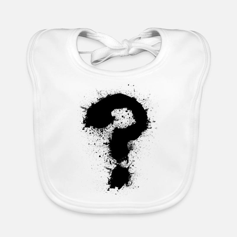 Question mark Organic Baby Bibs