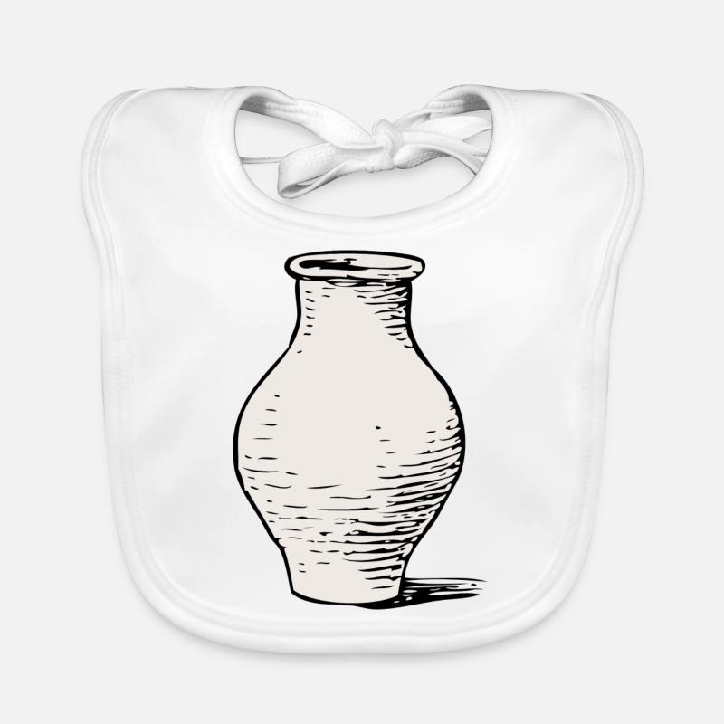 vase Organic Baby Bibs